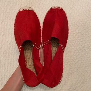 Cute Red Espadrilles-Size 39
